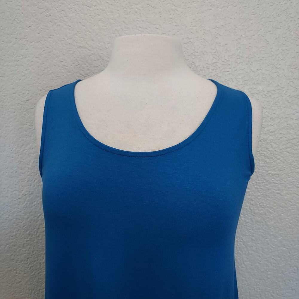 J. Jill Wearever Collection Royal Blue Sleeveless Dress Size XSP - Picture 3 of 10